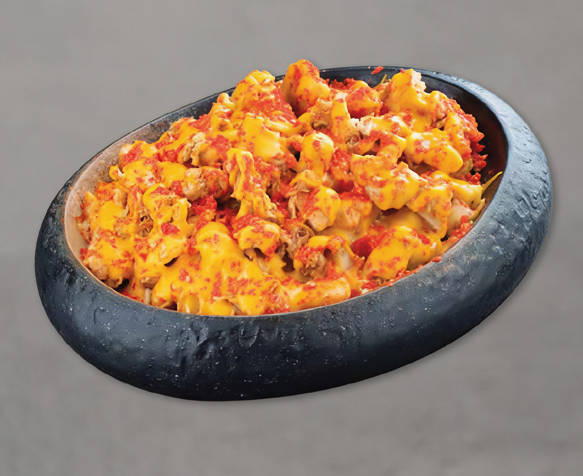 Cheesy Volcano Fries