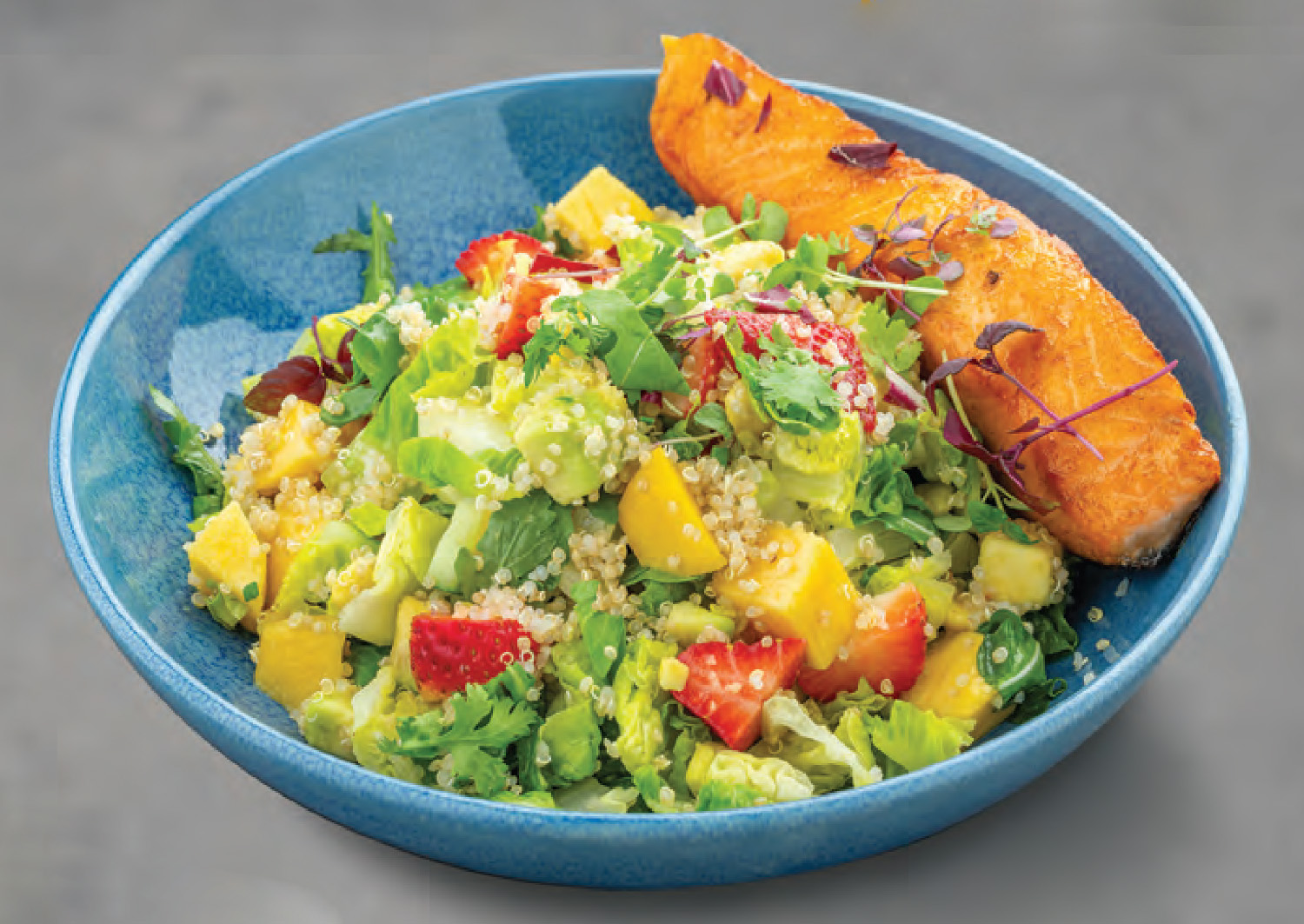 Grilled Salmon Sald