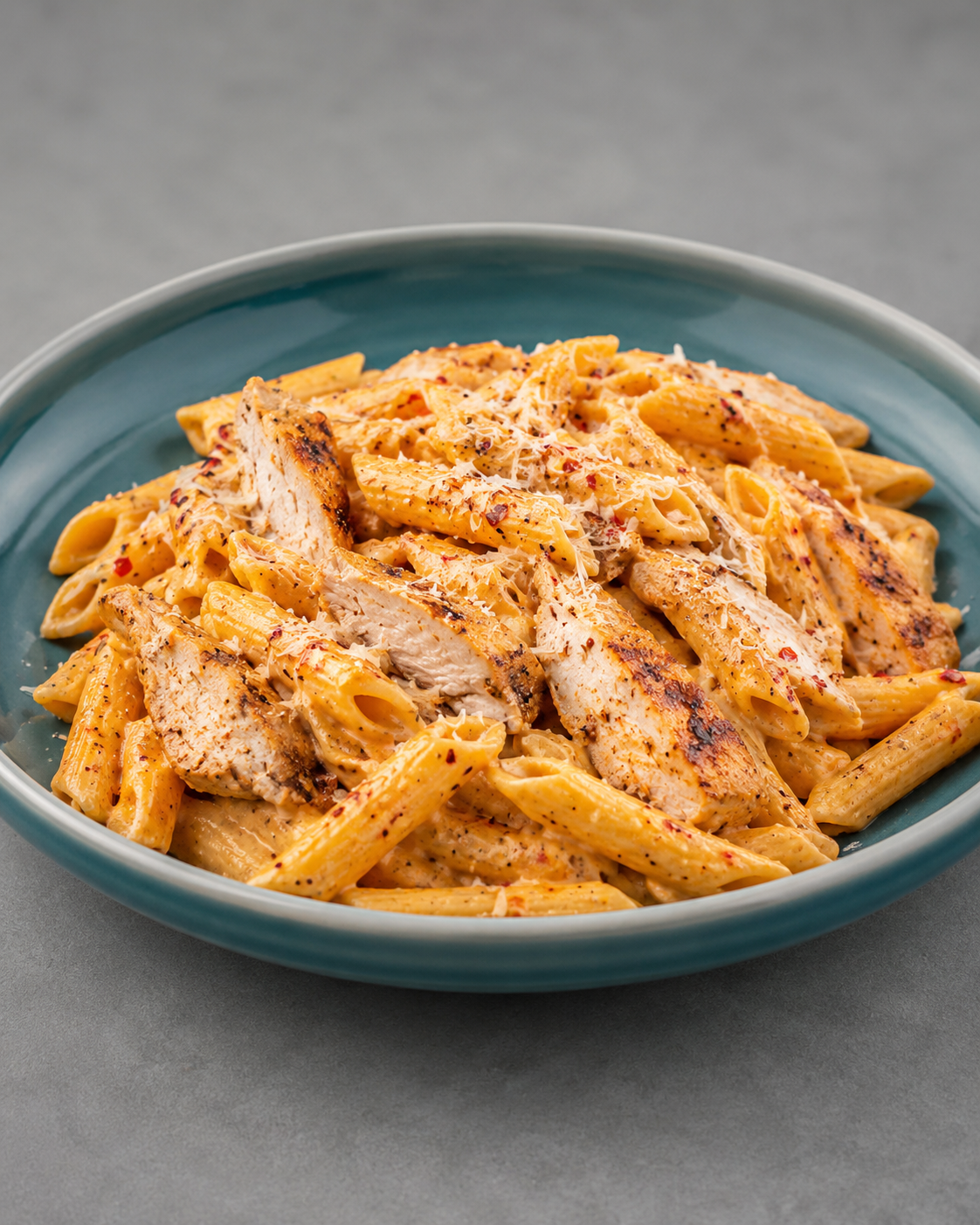 Spicy Roasted Chicken Pasta