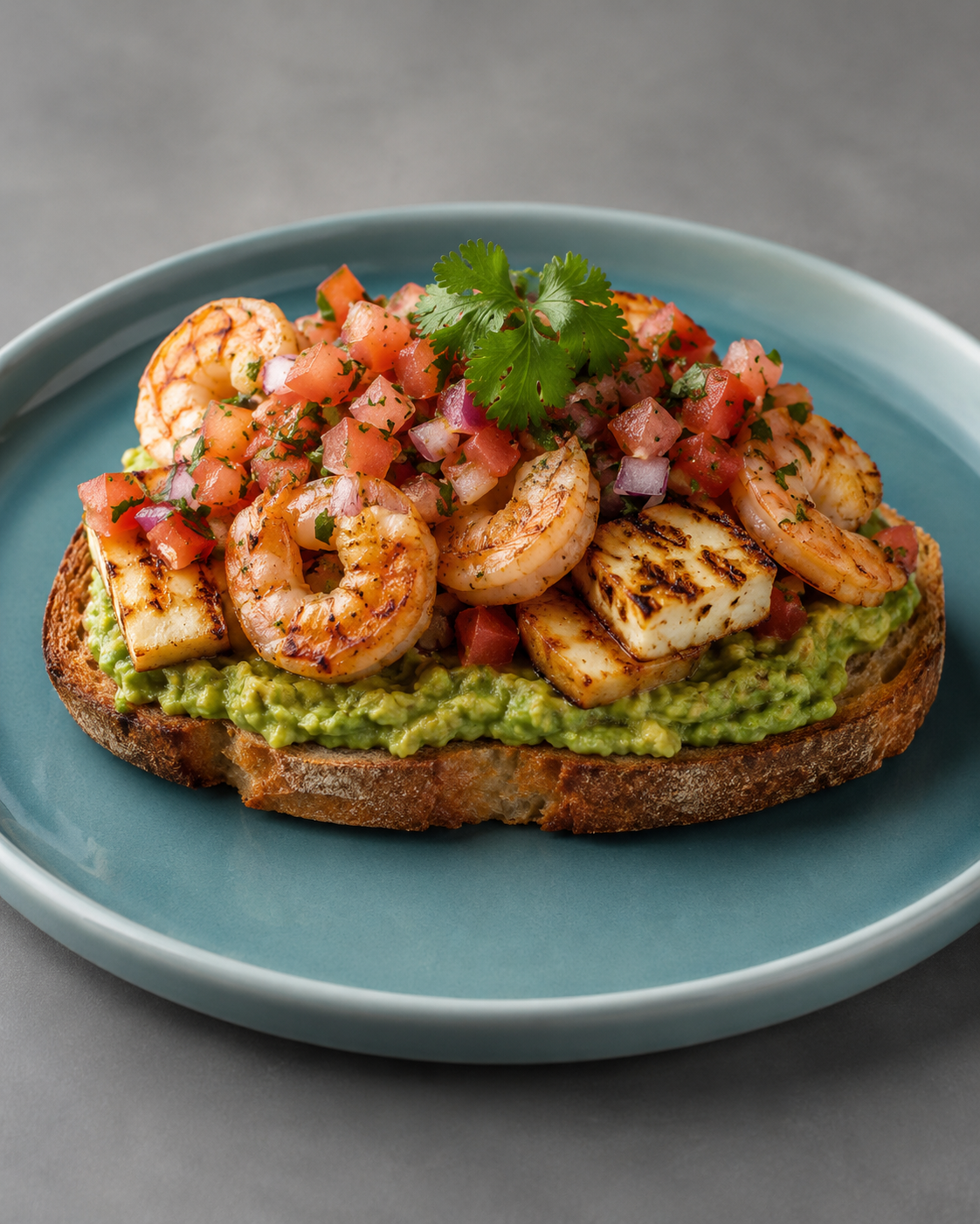 Shrimp Avacado Toast